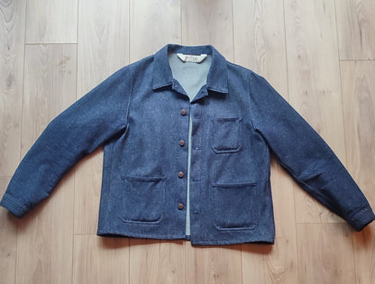 Veste en jean Laine Française - Méjean