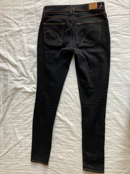 Jean slim taille standard Noir - Mathilde