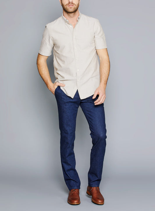 Chino droit ajusté Brut Coton Bio - Ernest