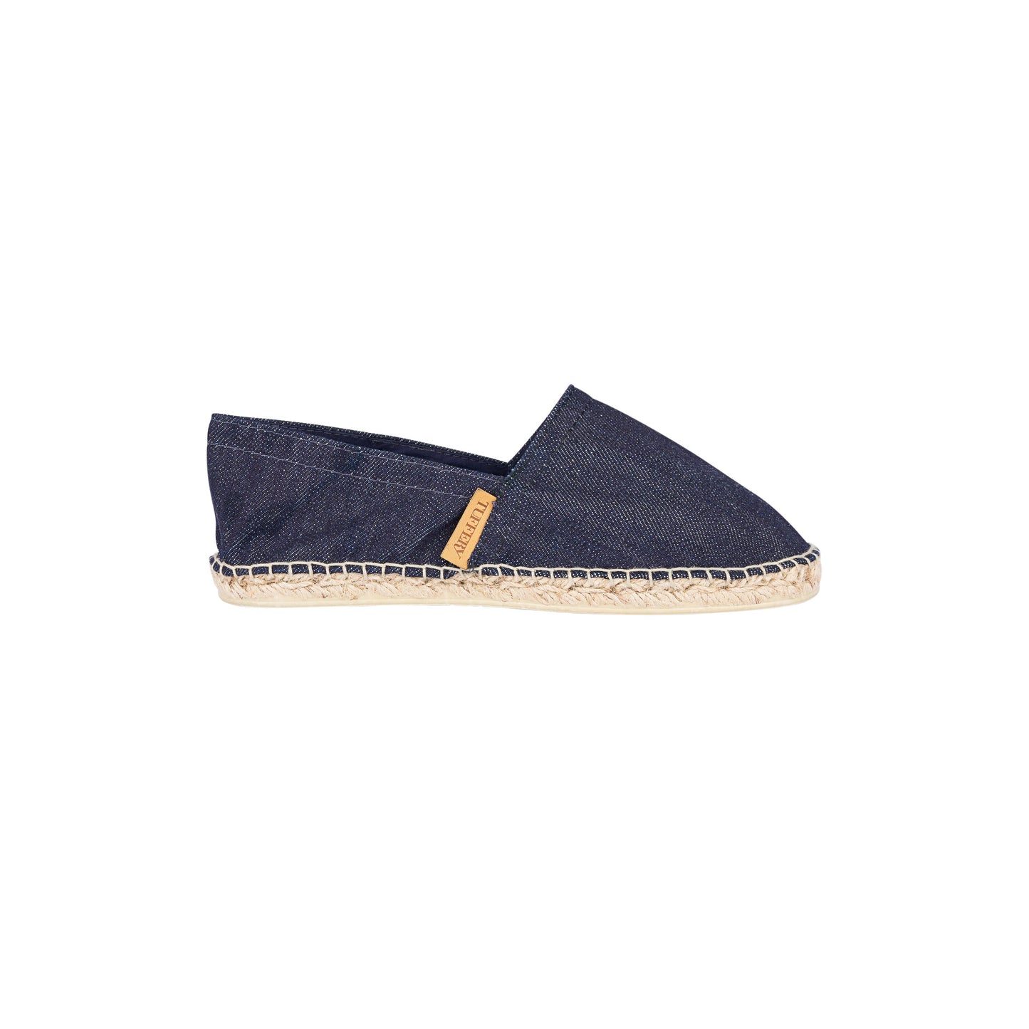 Espadrille unisexe en jean brut