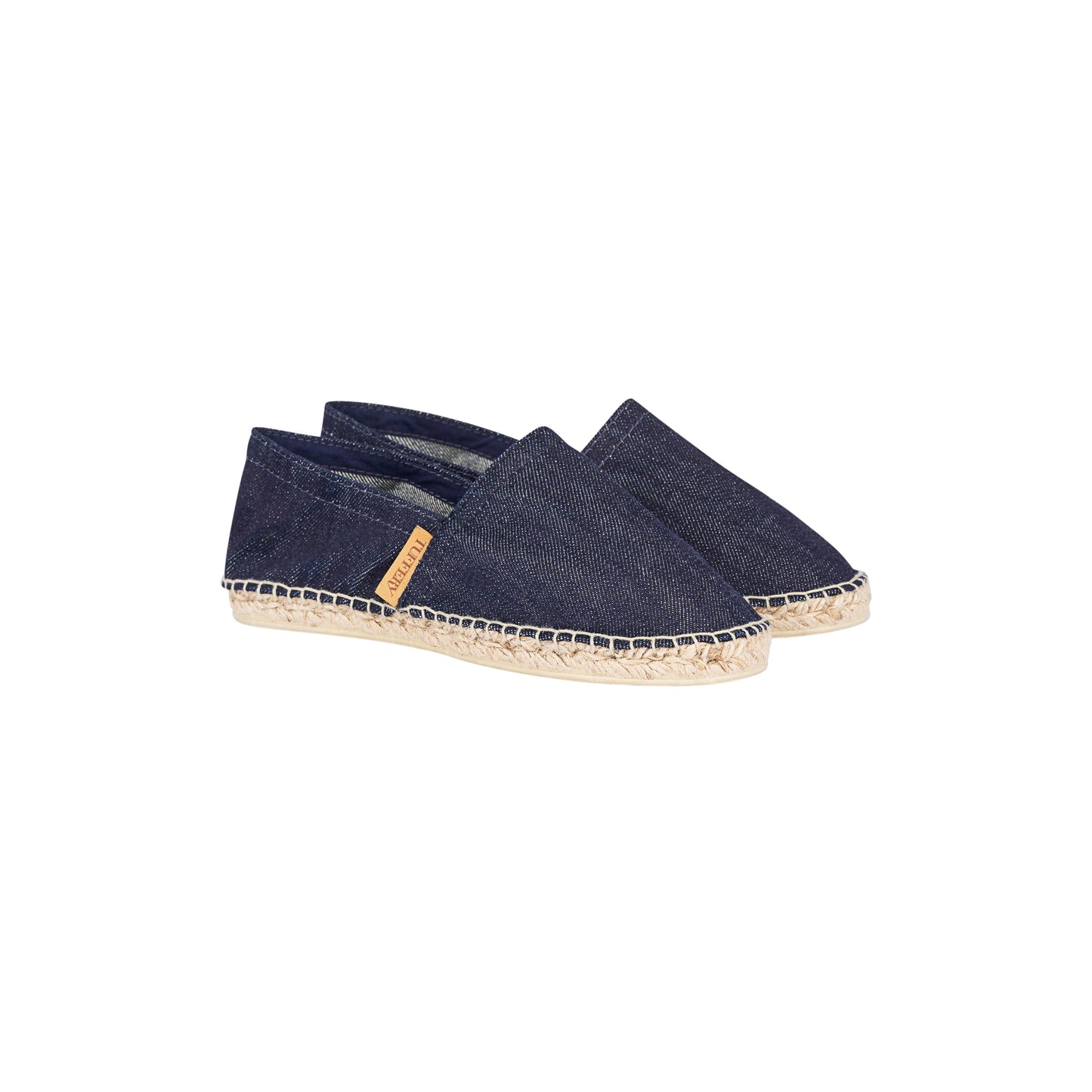 Espadrille unisexe en jean brut