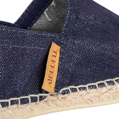 Espadrille unisexe en jean brut