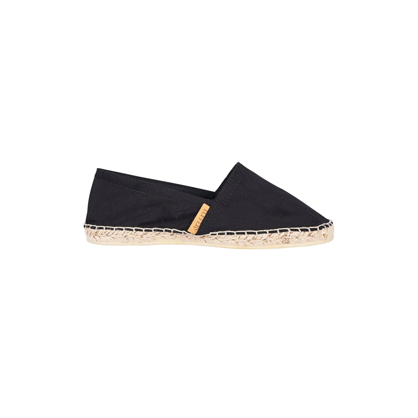 Espadrille unisexe en jean noir