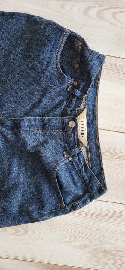 Jean droit taille haute laine – SAINT JAMES x Atelier TUFFERY – Apolline