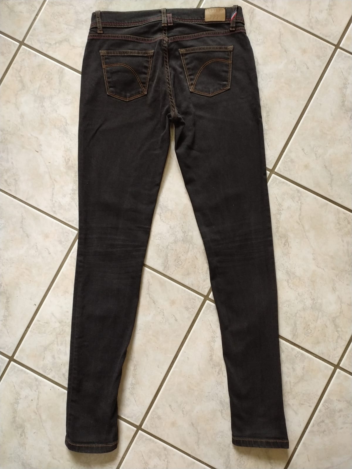Jean slim taille standard Noir - Mathilde