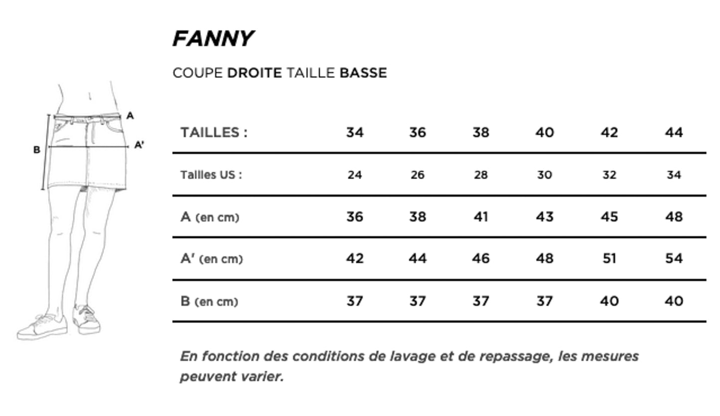 Mini jupe en jean Clair - Fanny