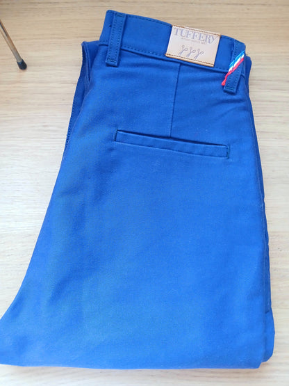 Chino ajusté taille haute Moleskine - Léonie