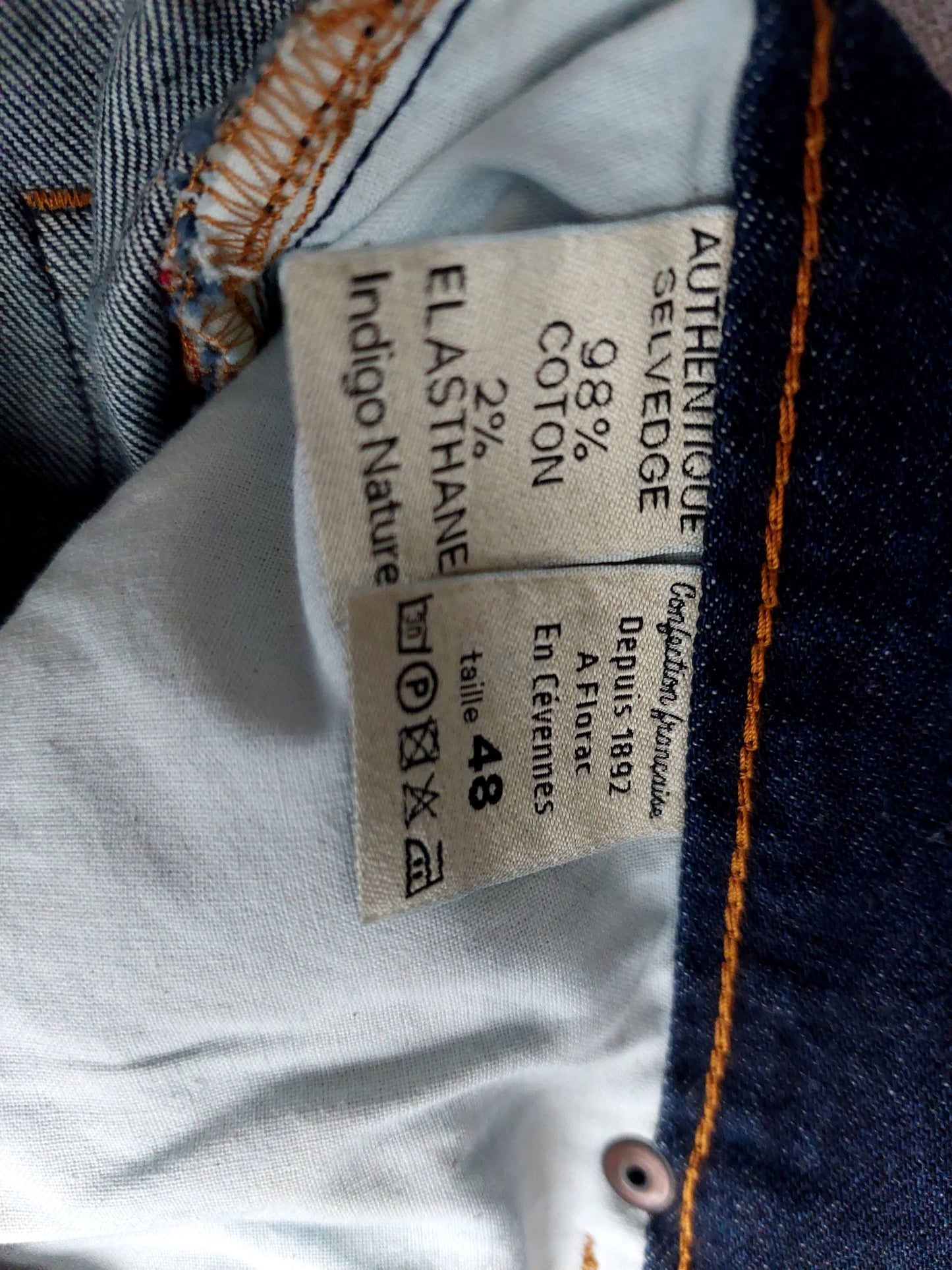 Jean slim Brut Selvedge - Augustin