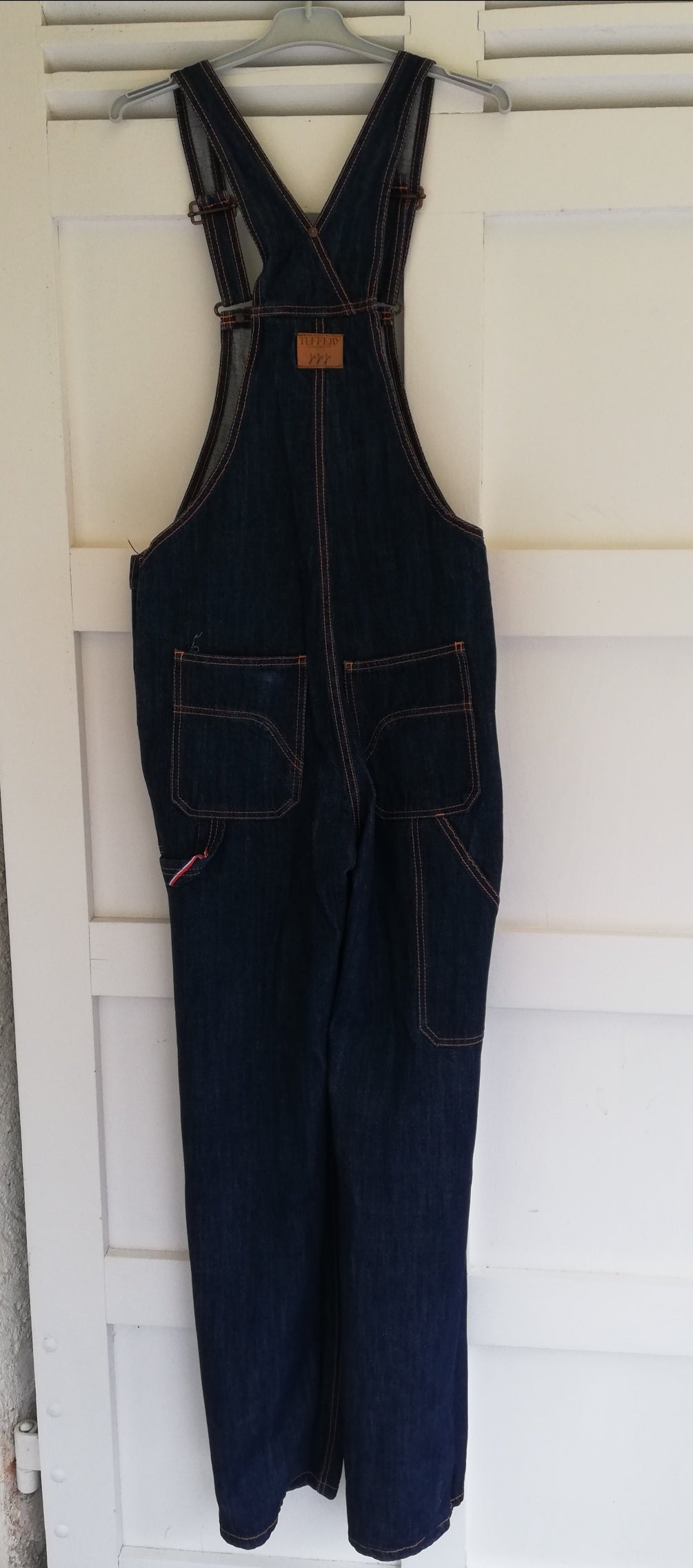 Salopette jean bio indigo naturel - André