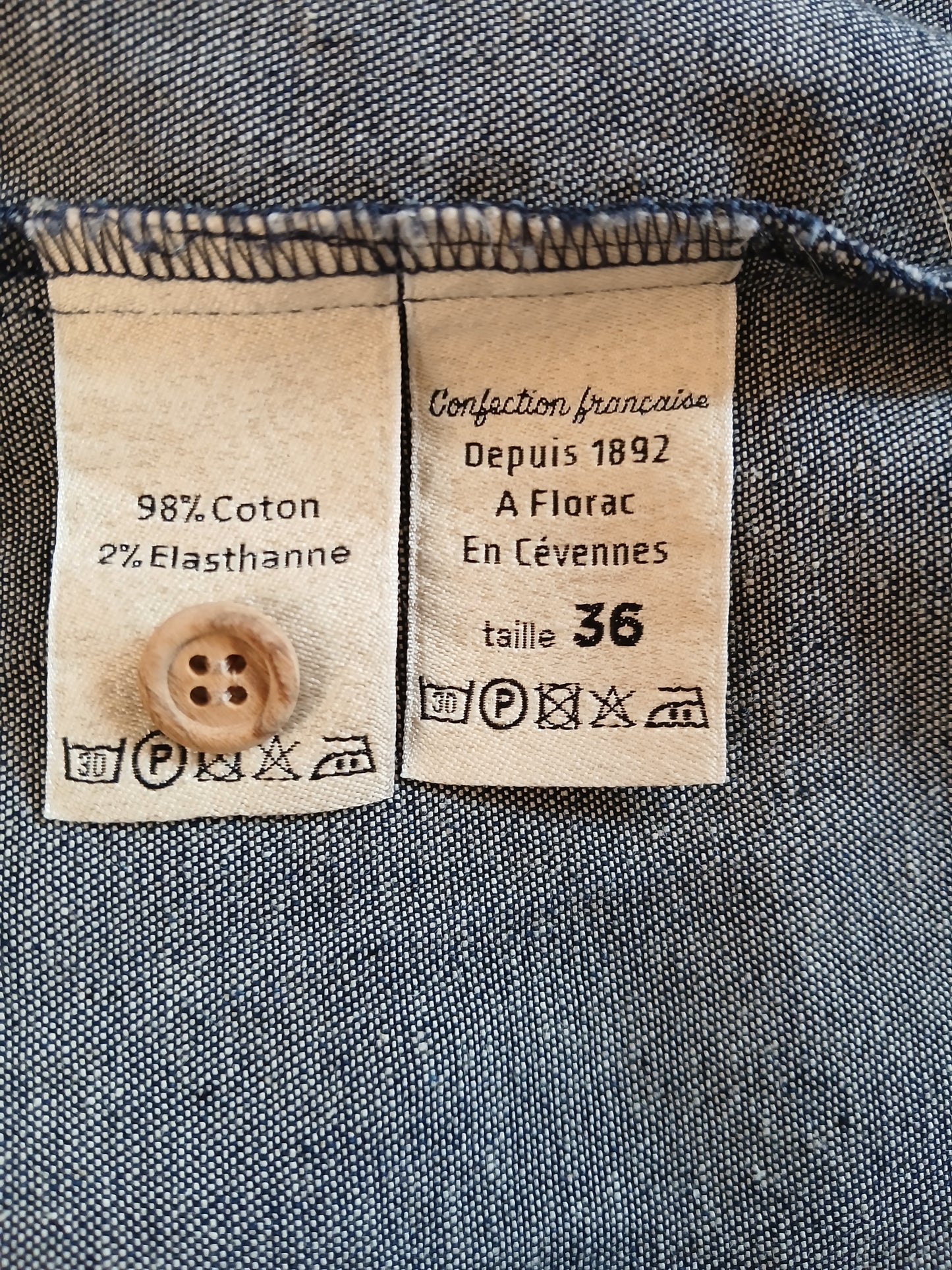 Chemise en jean Brut - Cévennes