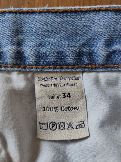 Short en jean taille haute - Aimé