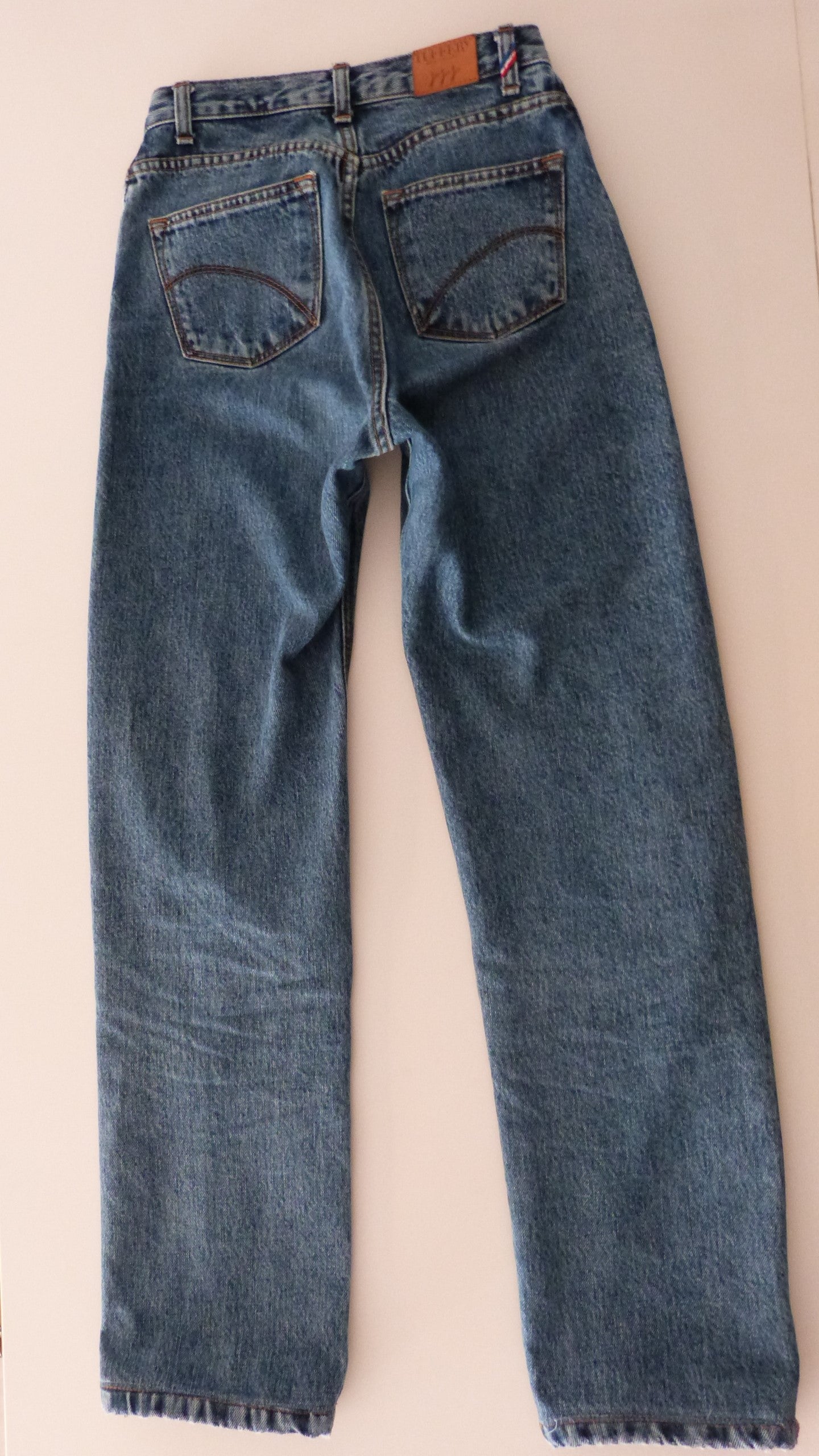 Jean droit taille haute clair – Apolline
