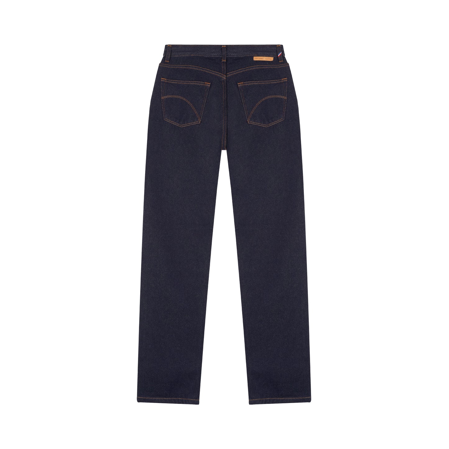 Jean droit taille haute laine – SAINT JAMES x Atelier TUFFERY – Apolline