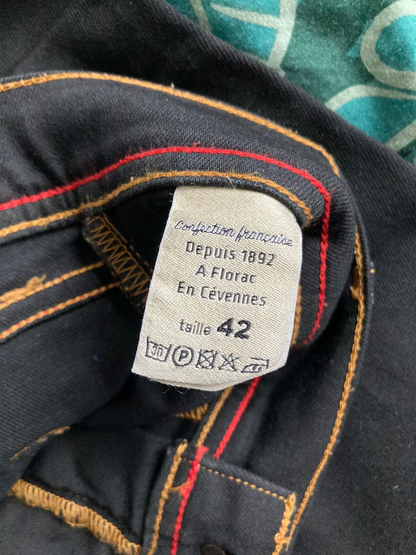 Jean slim taille standard Noir - Mathilde