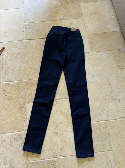 Chino ajusté taille haute Brut Coton Bio - Léonie