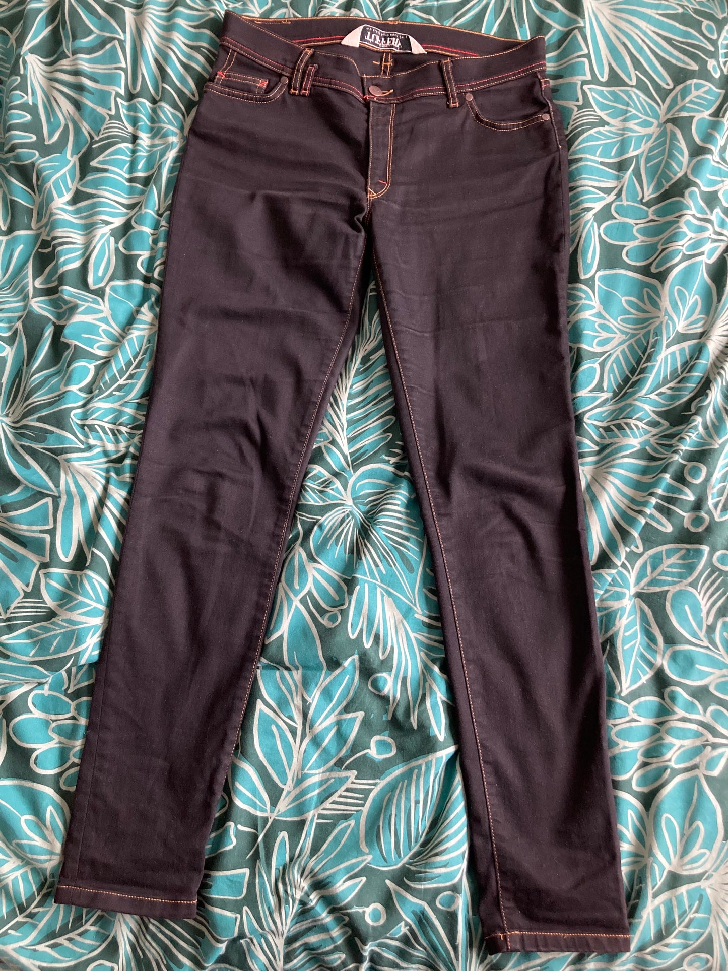 Jean slim taille standard Noir - Mathilde