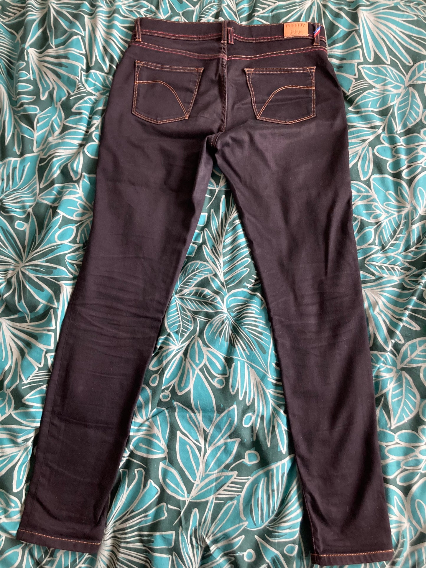 Jean slim taille standard Noir - Mathilde