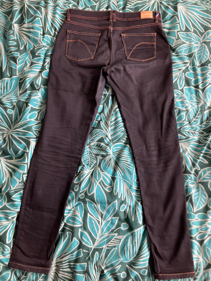 Jean slim taille standard Noir - Mathilde