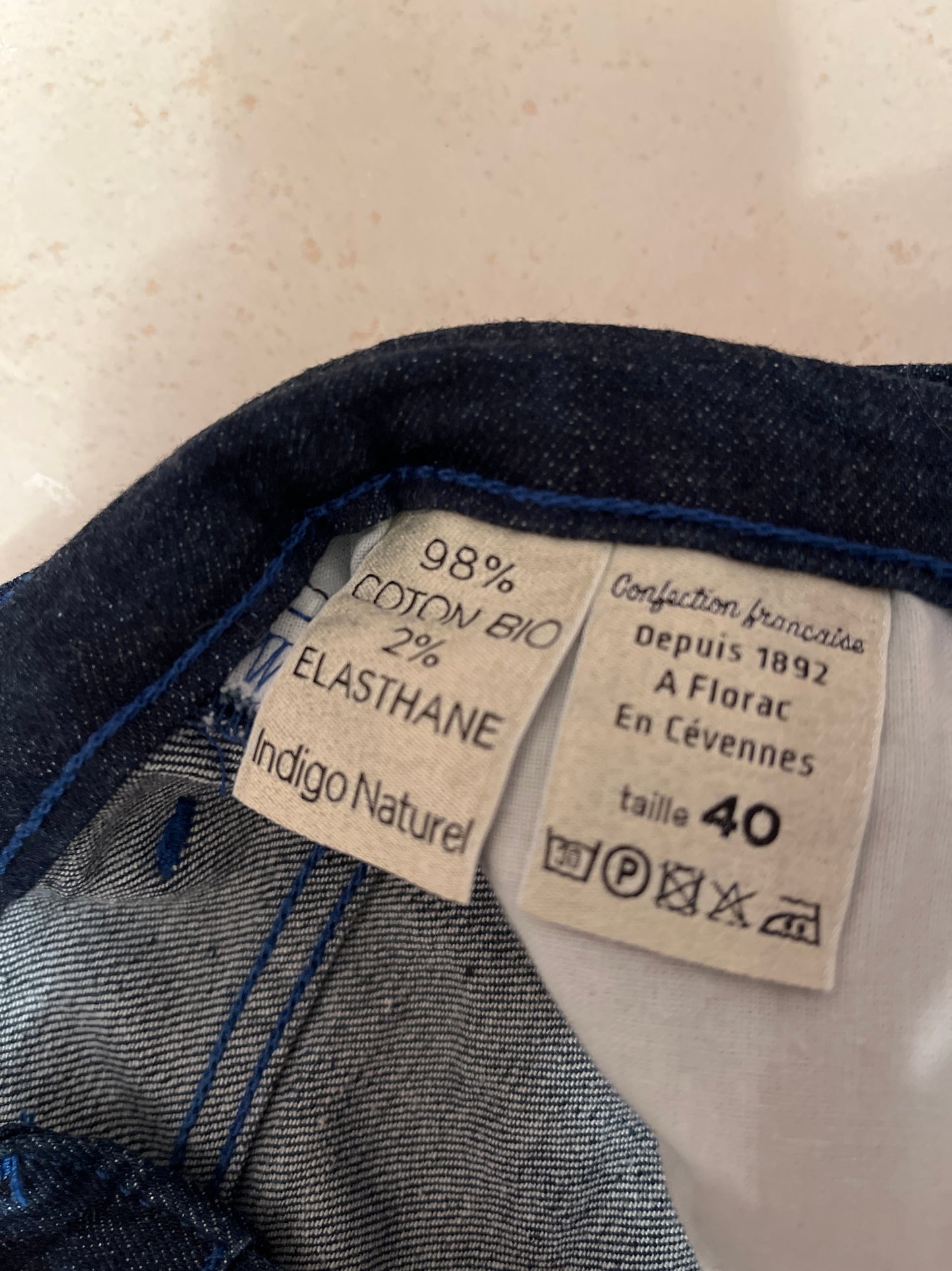 Jean slim taille haute Coton Bio Alpine - Marianne