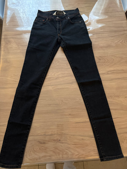 Jean slim taille standard Noir - Mathilde