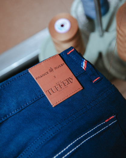 Jean femme ajusté taille standard Bleu Bio Rugby – Augusta