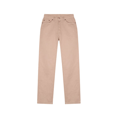 Jean droit taille haute beige - Apolline