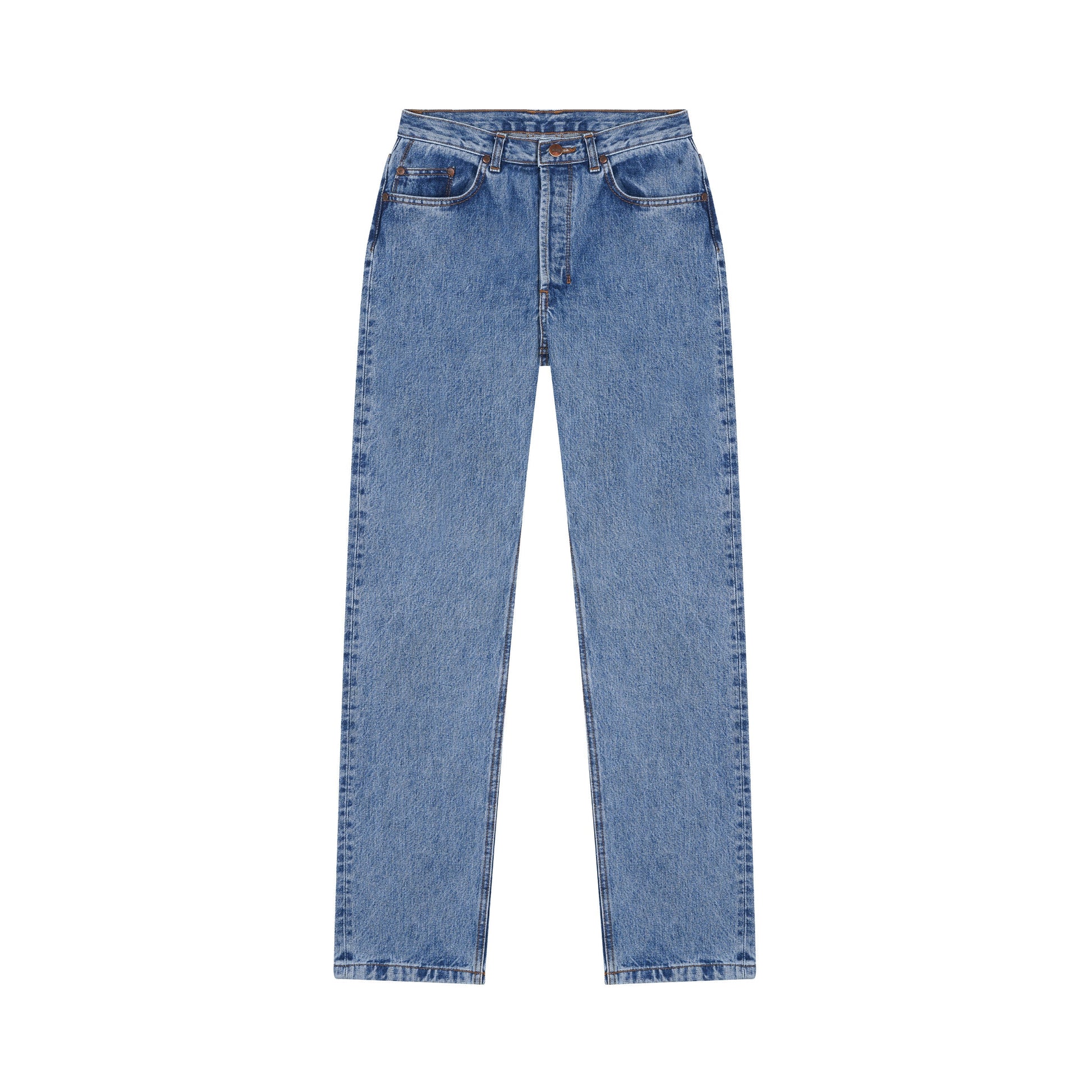 Jean droit taille haute clair – Apolline
