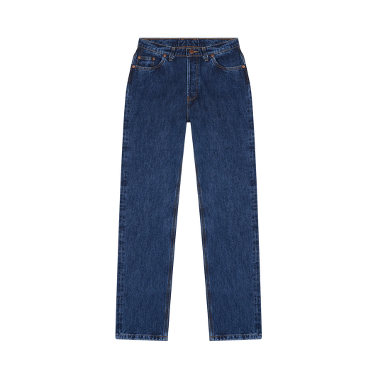 Apolline  Jean femme droit taille haute Stonewashed