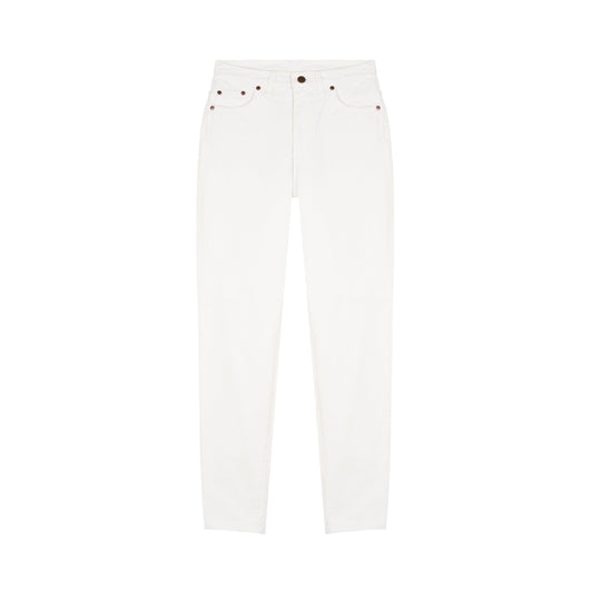 Jean mom taille haute blanc - Marthe