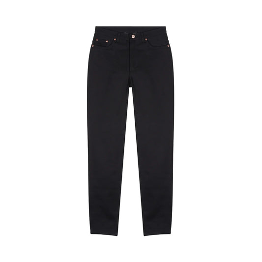 Jean femme Mom Taille Haute Noir - MARTHE