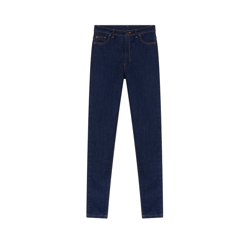 Jean slim taille haute Coton Bio - Marianne