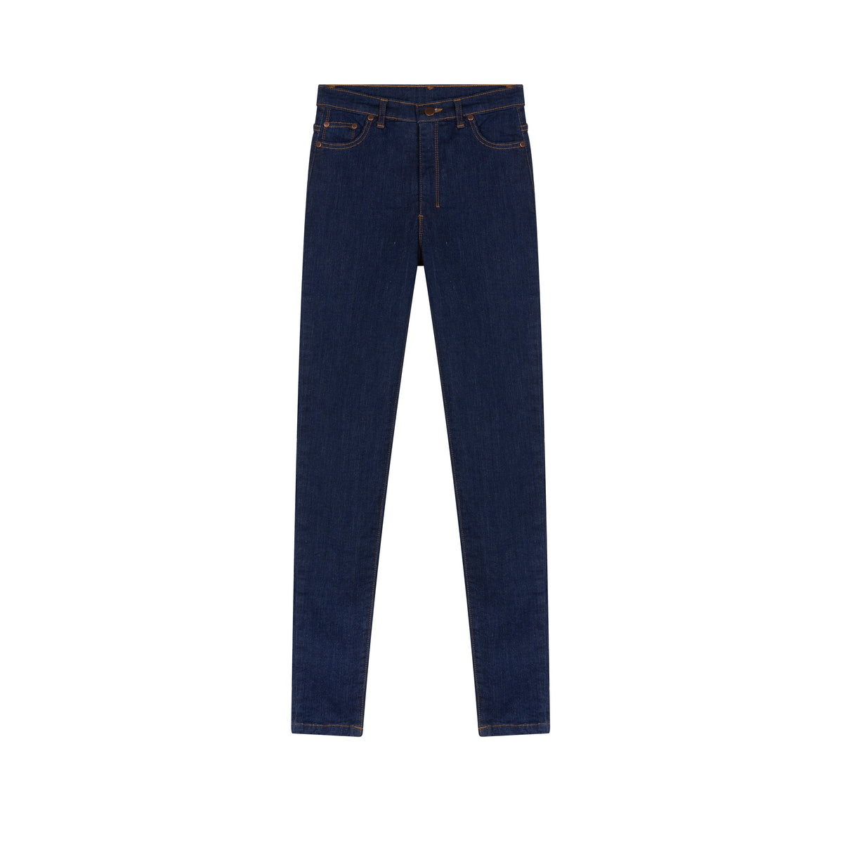 Jean slim taille haute Coton Bio - Marianne