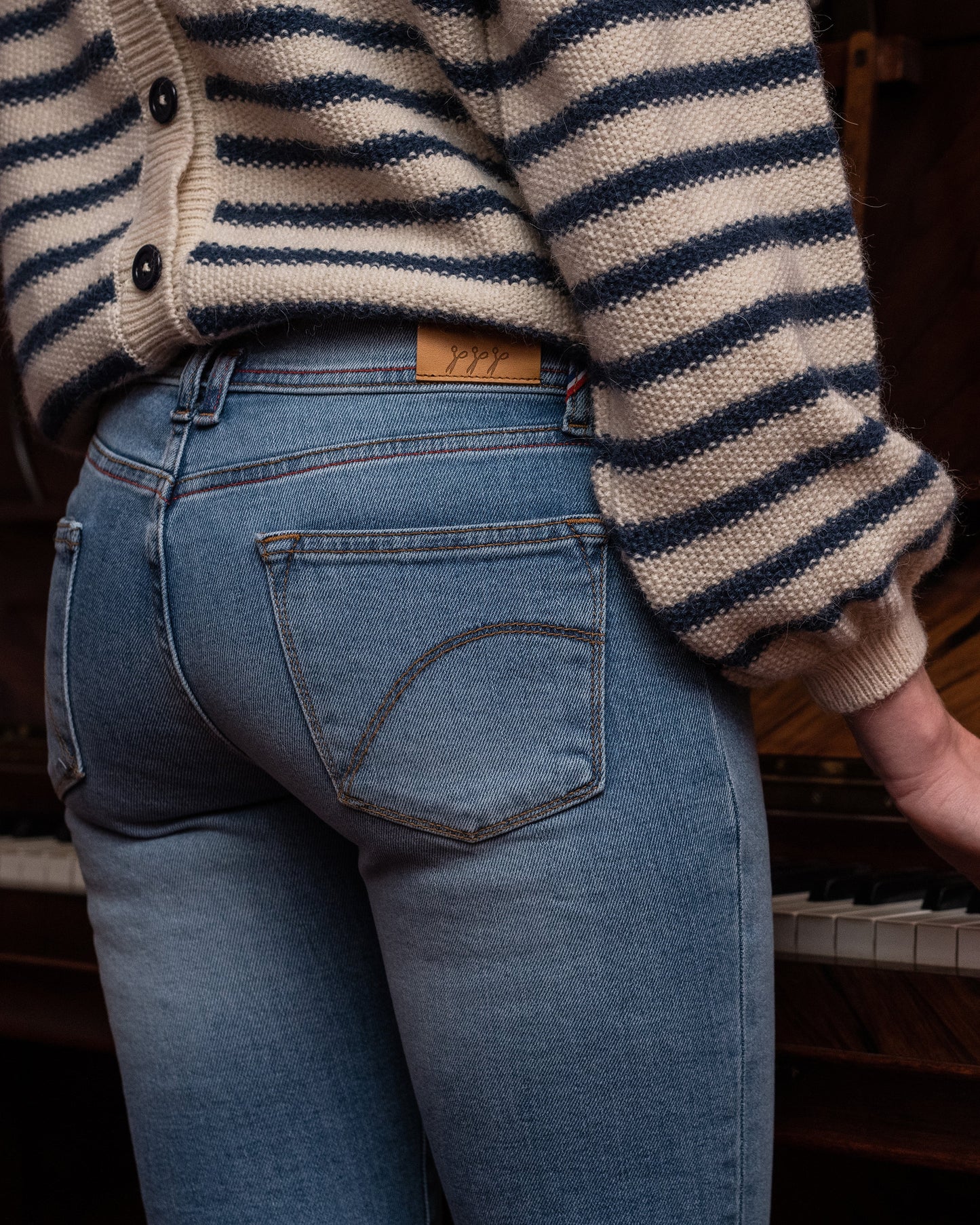 Jean slim taille standard Clair - Mathilde