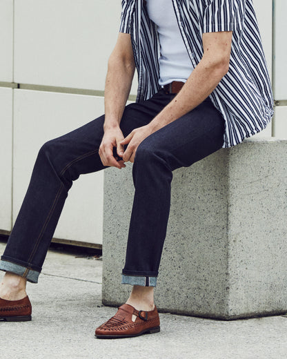 Jean droit ajusté Brut Selvedge - Alphonse