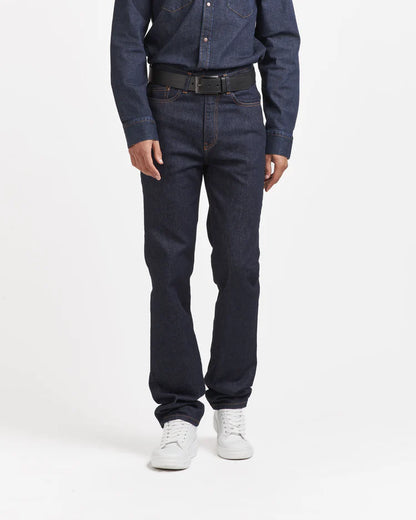 CÉLESTIN - Jean homme droit taille haute Brut Flex