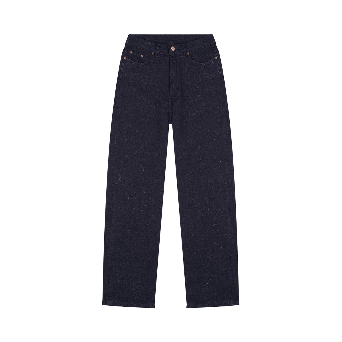 Jean unisexe large taille haute chanvre – Désiré