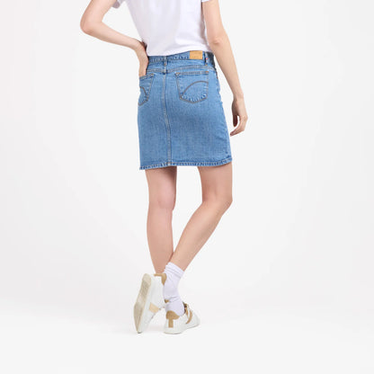 Mini jupe en jean clair - Fanny