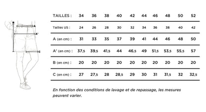 Short ajusté taille haute sable – Lucette