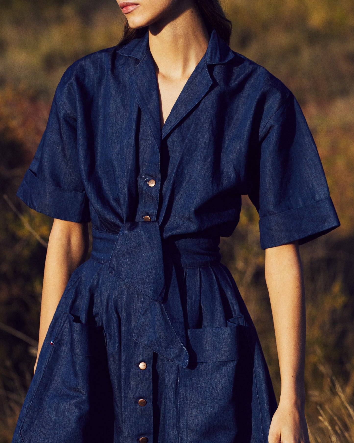 Robe en jean Lin Français - Paula