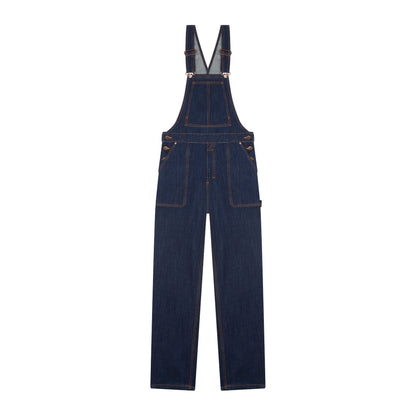 Salopette jean bio indigo naturel - André