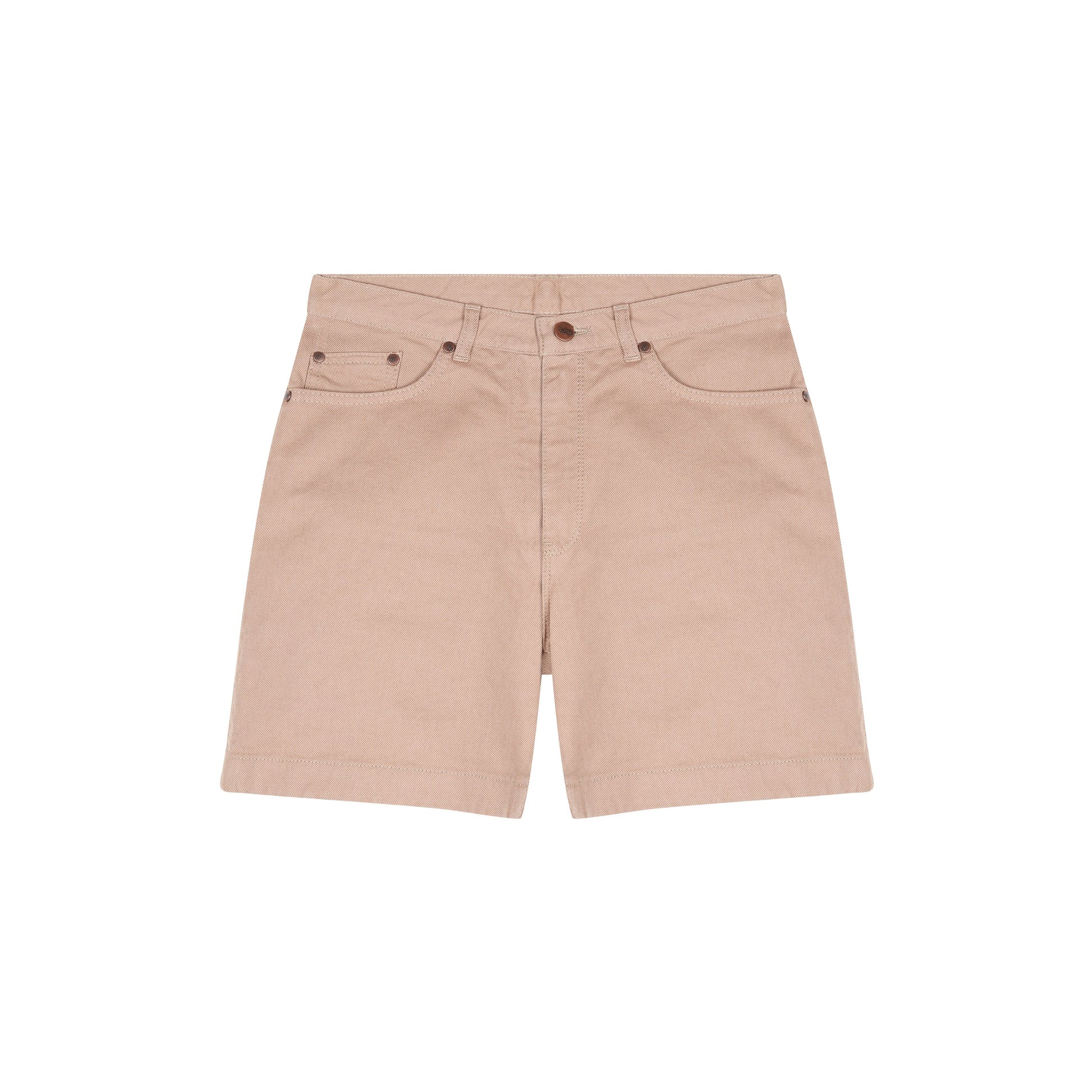 Short en jean beige taille haute - Aimé