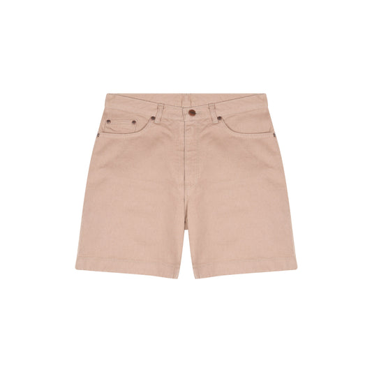 Short en jean beige taille haute - Aimé