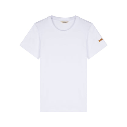 T-shirt femme 100% coton bio blanc
