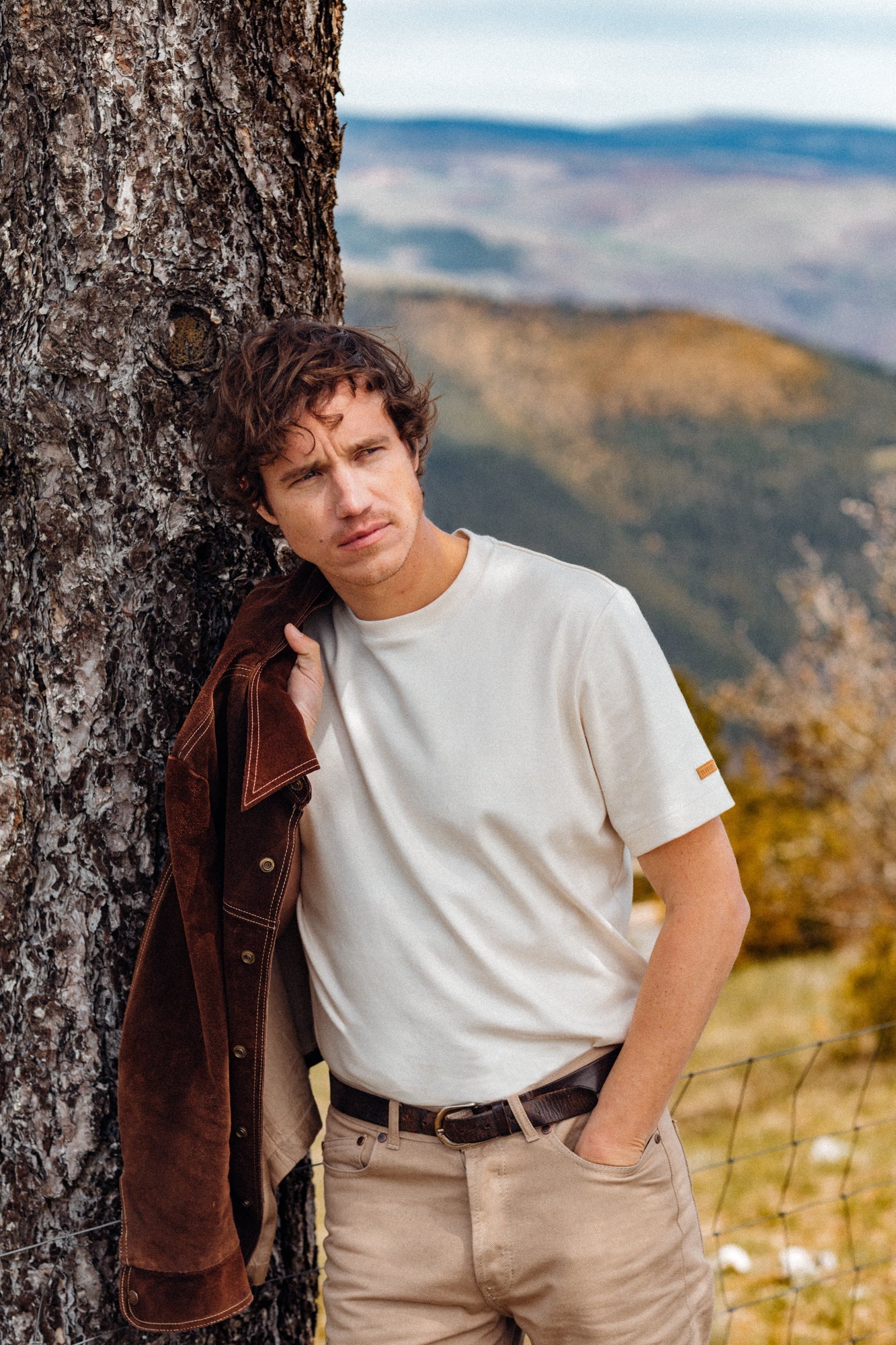 T-shirt homme 100% coton bio écru