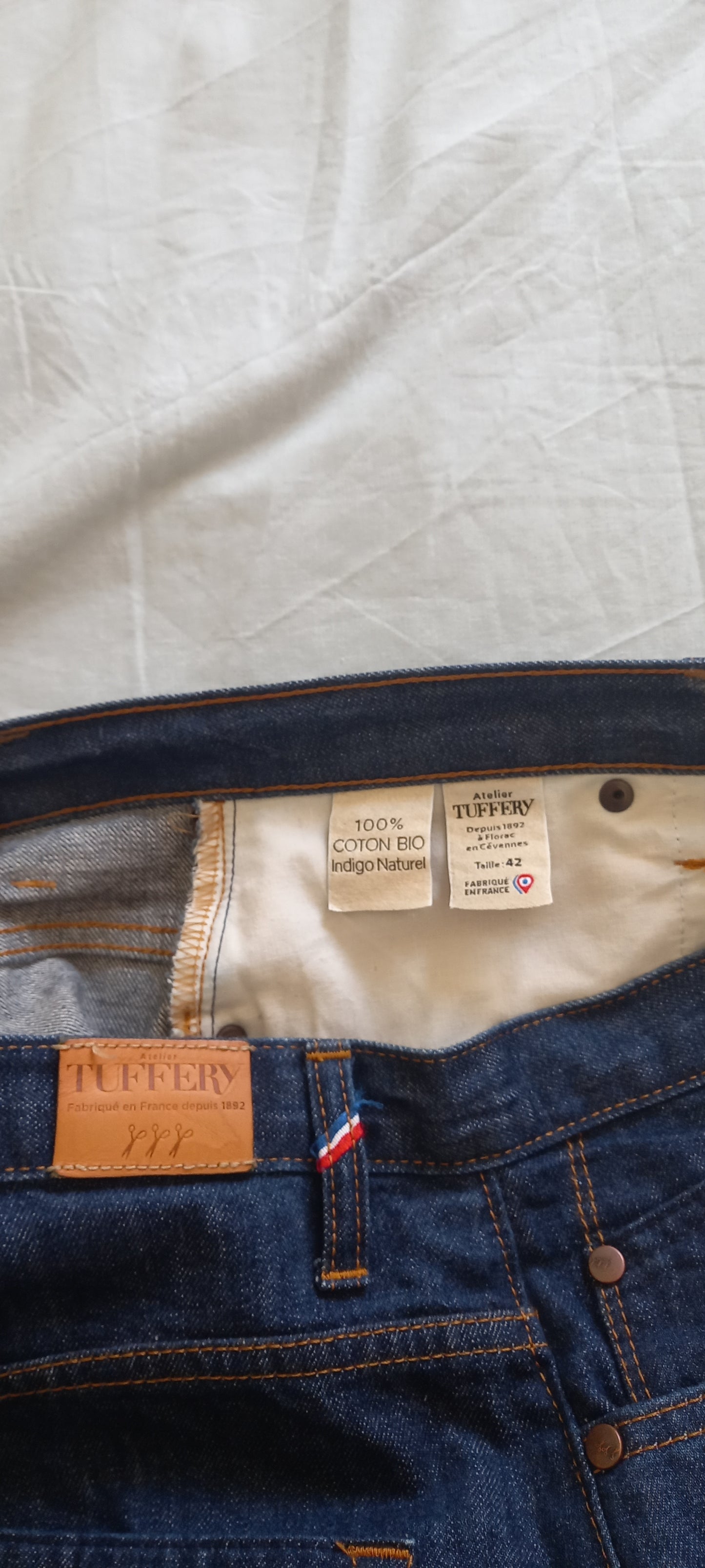 Jean mom taille haute Coton Bio - Marthe