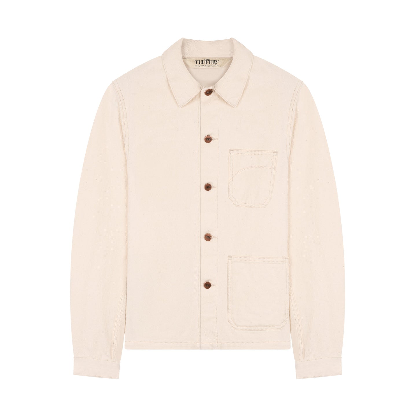 Veste unisexe en jean Écru - Méjean