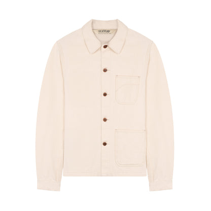 Veste unisexe en jean Écru - Méjean