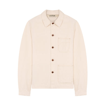 Veste unisexe en jean Écru - Méjean