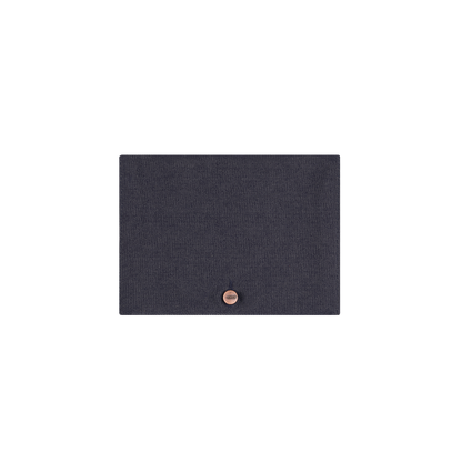 Gants femme en cuir noir et jean doublé cachemire