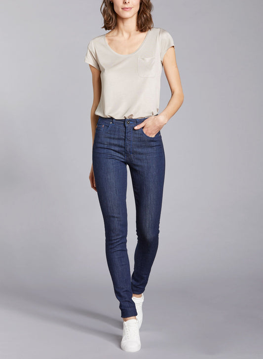 Jean slim taille haute Coton Bio Alpine - Marianne
